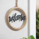 12" Wood and Twine Wall Décor