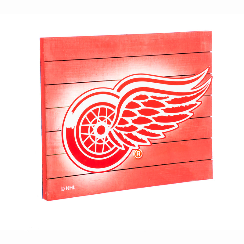 Lit Wall Décor, Detroit Red Wings,6wlt4359