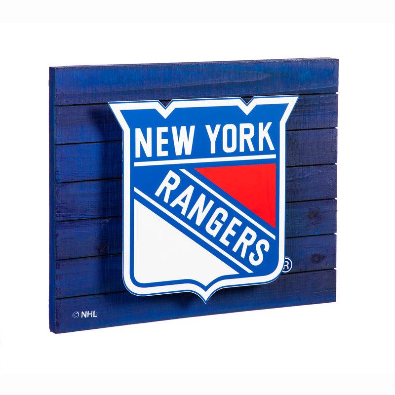 Lit Wall Décor, New York Rangers,6wlt4368