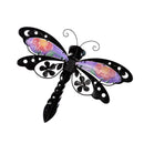 Solar Dragonfly Metal Wall Decor