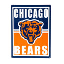 15.5"L x 11.5"H Medium Metal Wall Sign, Chicago Bears