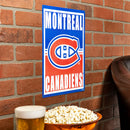 15.5"L x 11.5"H Medium Metal Wall Sign, Montreal Canadiens