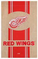 Flag, Burlap, Reg, Detriot Red Wings
