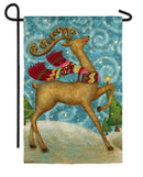 Flag, Sub, Gar, Whimsical Reindeer