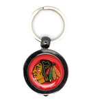 Hockey Puck Flashlight Key Ring - Chicago Blackhawks