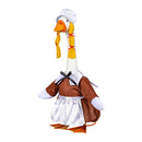 Giddy the Goose 21-inch metal porch statue with Harvest Pilgrim Couple outfit; goose and outfit included | TDHW4GS25
