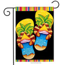 Flag, Gar, Island Flip Flops