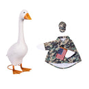 Giddy the Goose 21-inch metal porch statue with Camo outfit; goose and outfit included | TDD5TGS25