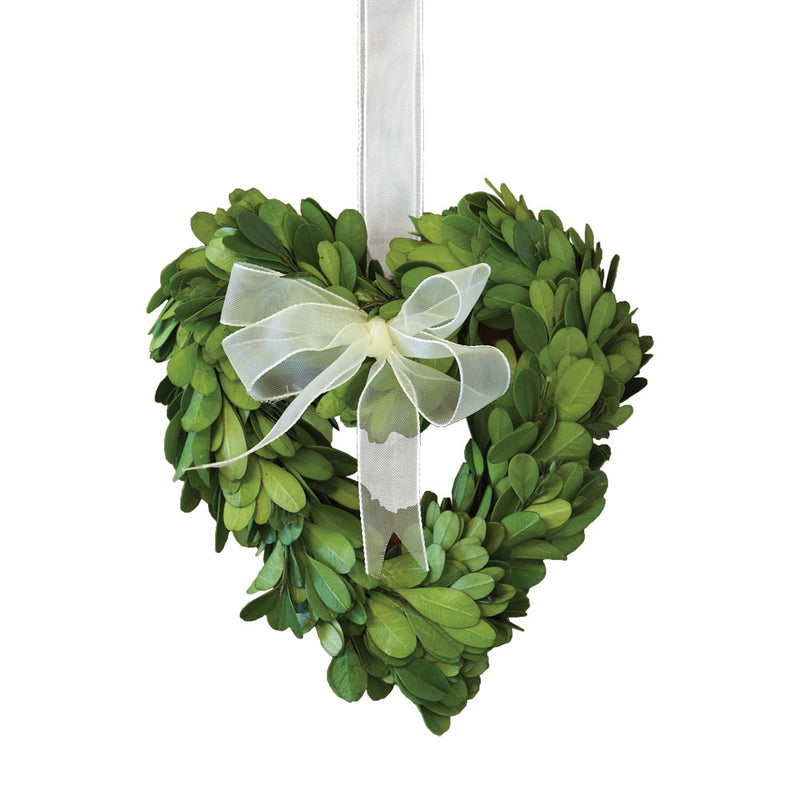 NAPA Home & Garden, BOXWOOD HEART-SHAPED WREATH,7558PG