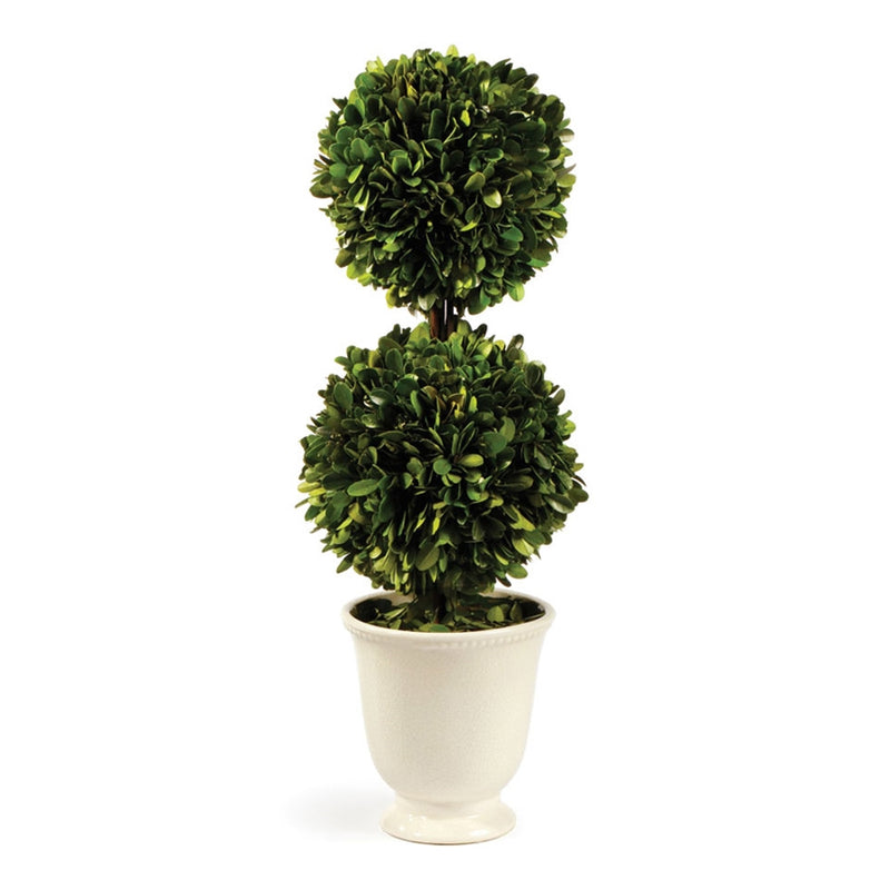 Napa Home Garden, PG DBLE BALL TOPIARY IN BEADED POT,7580pg