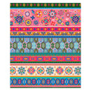 Geometric Tapestry Plush Blanket, 50" x 60"