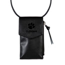 Clemson University, Cross Body Wallet, Black