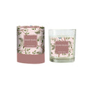 4.5" Marble Glass Candle with Gift Box,7cdl359