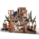 Cat Tree Paper Pop Up Card