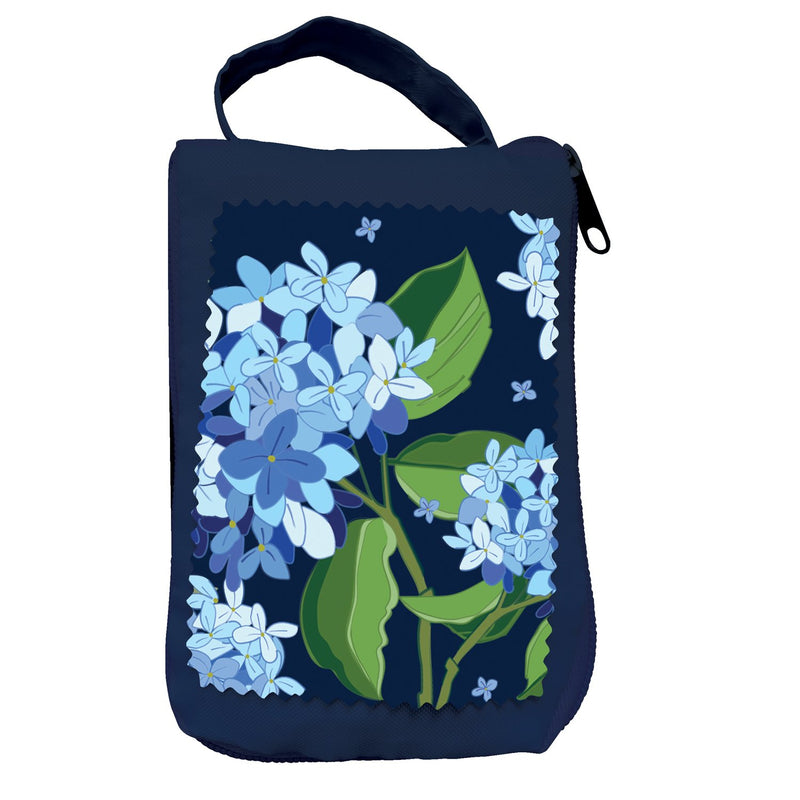 Evergreen Gifts,Hydrangea Welcome Compact Tote Bag,15x0.1x14 Inches