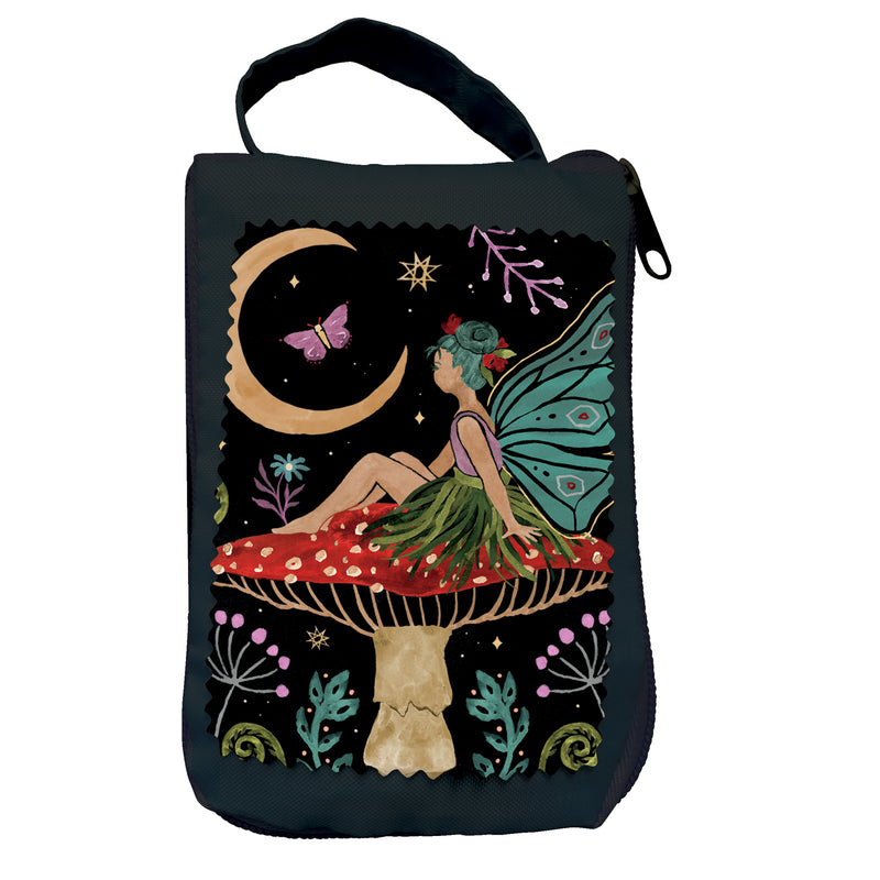 Evergreen Gifts,Garden of Wonder Compact Tote Bag,15x0.1x14 Inches