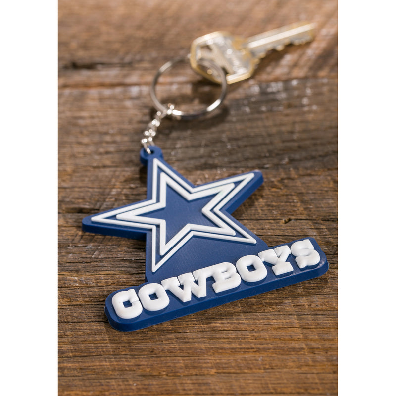 Dallas Cowboys, Rubber Keychain,7key3808