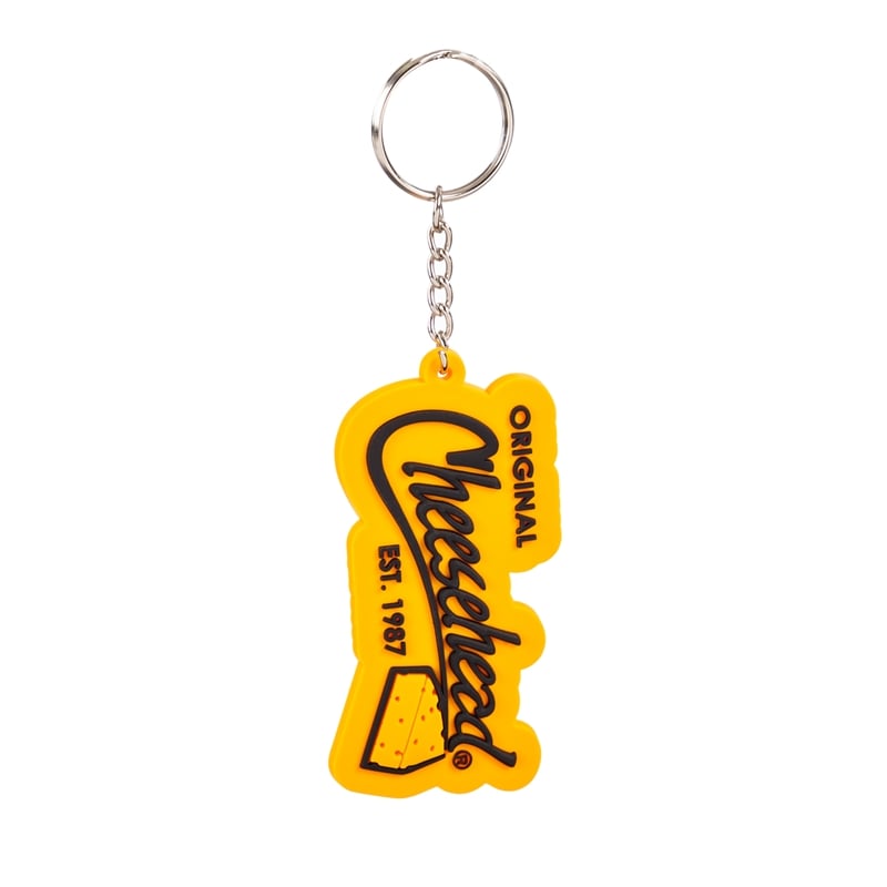 Cheesehead PVC Key Chain,7key5070