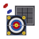 Outdoor Reversible Game Set with Storage Bag, Three In A Row/Target Toss