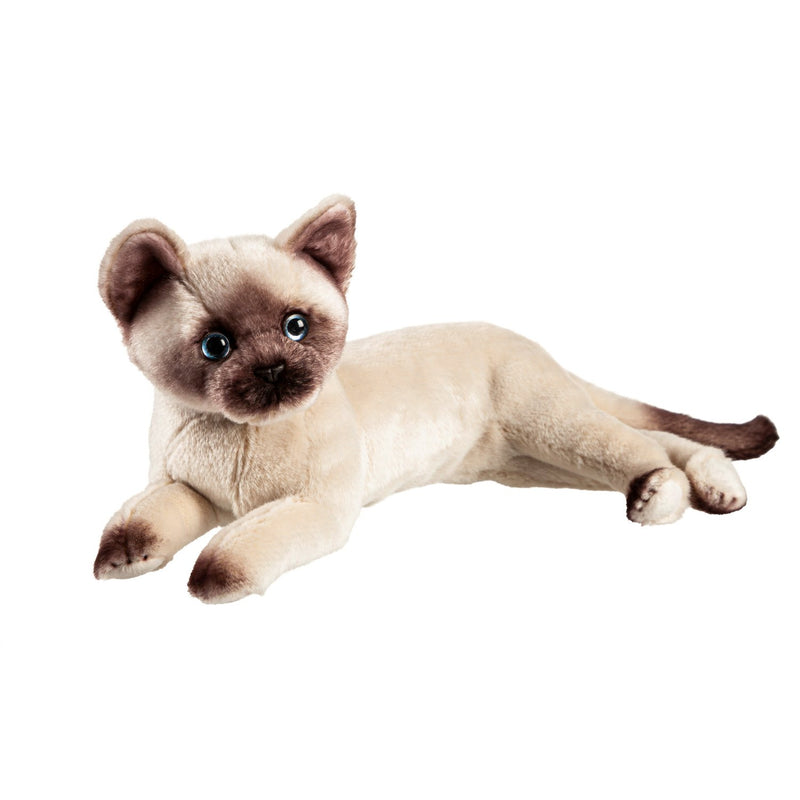 Evergreen Gifts,12" Plush Siamese Cat,13x8x6.5 Inches
