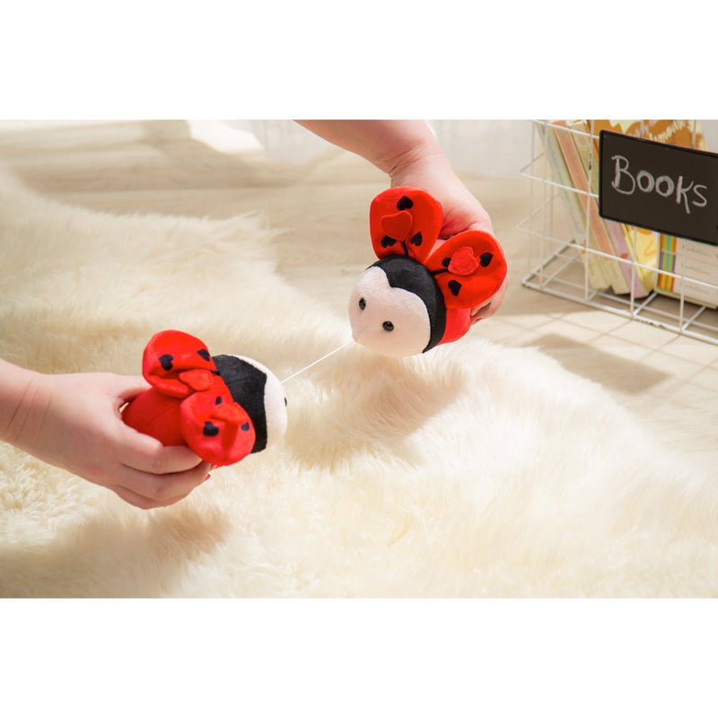 5" Plush Kissing Ladybug Plush with Pull string movement,7plsh01035