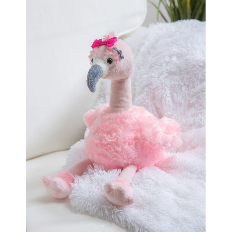 Evergreen Gifts,10" Plush Flamingo,15.5x7x9.5 Inches