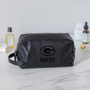 Green Bay Packers, Embossed Toiletry Bag, Black