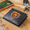 Chicago Bears Black Bi-Fold Embroidered Wallet w/ RFID Blocking
