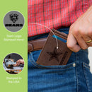 Front Pocket Wallet w/ RFID Blocking, Chicago Bears, Brown
