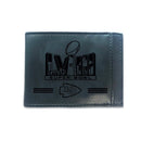 Kansas City Chiefs SB58 Champions Black Front Pocket Wallet with RFID Blocking
