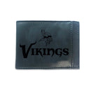 Front Pocket Wallet w/ RFID Blocking, Minnesota Vikings, Black