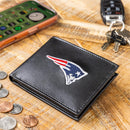 New England Patriots Black Bi-Fold Embroidered Wallet w/ RFID Blocking