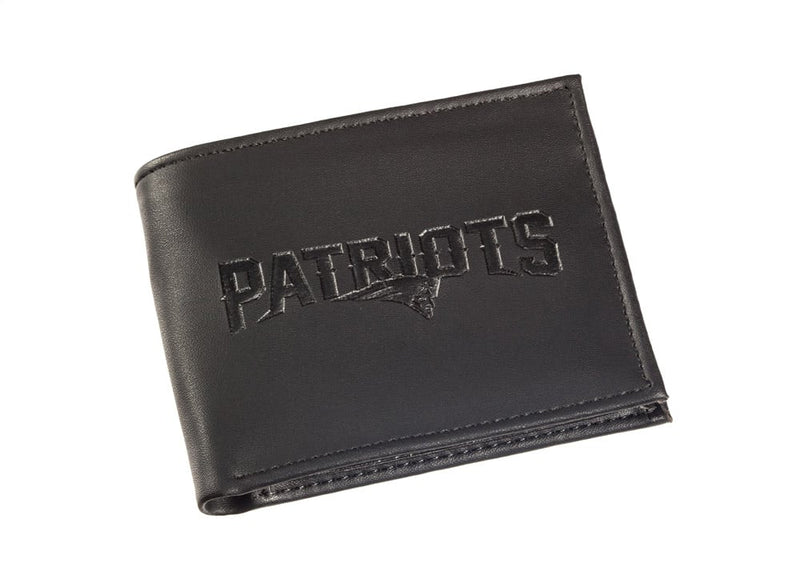 Evergreen Gifts,New England Patriots, Bi-Fold Wallet, Black,4.25x3.38x0.75 Inches