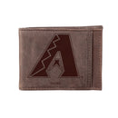 Arizona Diamondbacks Front Pocket Wallet w/ RFID Blocking Brown