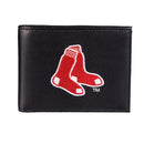 Boston Red Sox Black Bi-Fold Embroidered Wallet w/ RFID Blocking