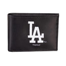 Los Angeles Dodgers Black Bi-Fold Embroidered Wallet w/ RFID Blocking