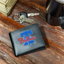 Philadelphia Phillies Black Bi-Fold Embroidered Wallet w/ RFID Blocking