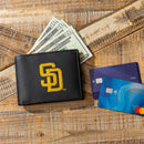 San Diego Padres Black Bi-Fold Embroidered Wallet w/ RFID Blocking