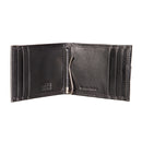 Texas Rangers Front Pocket Wallet w/ RFID Blocking Black