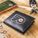 Philadelphia Flyers Black Bi-Fold Embroidered Wallet w/ RFID Blocking