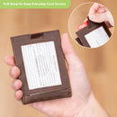 Front Pocket Wallet w/ RFID Blocking, Pittsburgh Penguins, Brown