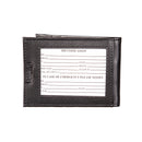 US Navy Black Front Pocket Wallet with RFID Blocking