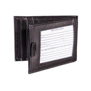 US Navy Black Front Pocket Wallet with RFID Blocking