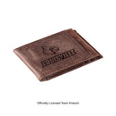 Front Pocket Wallet w/ RFID Blocking, University of Louisville, Brown