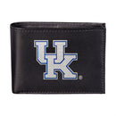 University of Kentucky Black Bi-Fold Embroidered Wallet w/ RFID Blocking