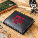 Texas A&M Black Bi-Fold Embroidered Wallet w/ RFID Blocking