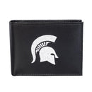 Michigan State University Black Bi-Fold Embroidered Wallet w/ RFID Blocking