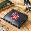 University of Oklahoma Black Bi-Fold Embroidered Wallet w/ RFID Blocking