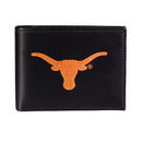 University of Texas Black Bi-Fold Embroidered Wallet w/ RFID Blocking