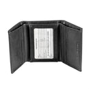 St Louis Blues Black Tri-Fold Embroidered Wallet w/ RFID Blocking